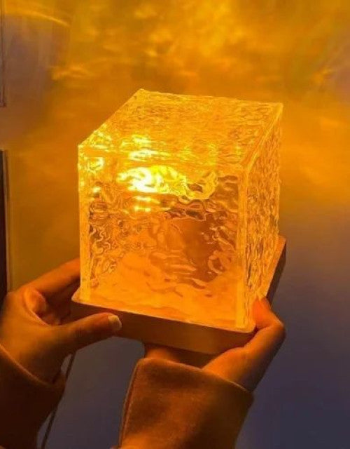 Premium Acrylic Crystal Cube Aesthetic Night Light